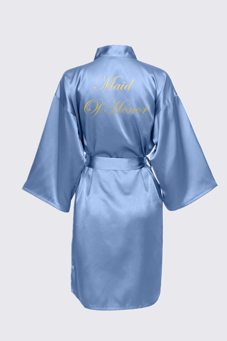 Personalized Text Logo Wedding Bathrobe Bridal Robe Bride Bridesmaid Wedding Robes
