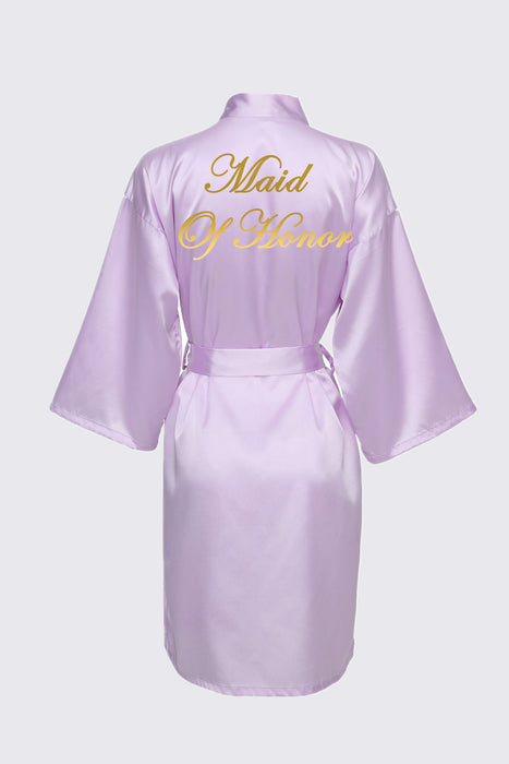 Personalized Text Logo Wedding Bathrobe Bridal Robe Bride Bridesmaid Wedding Robes