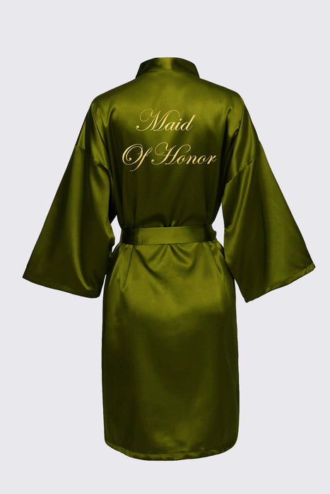 Personalized Text Logo Wedding Bathrobe Bridal Robe Bride Bridesmaid Wedding Robes