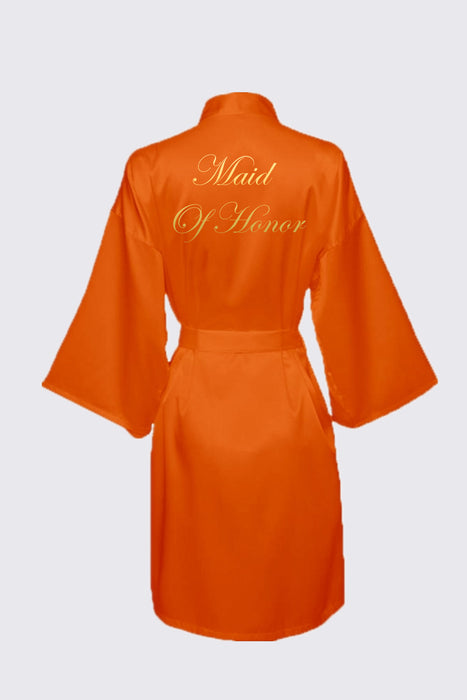 Personalized Text Logo Wedding Bathrobe Bridal Robe Bride Bridesmaid Wedding Robes